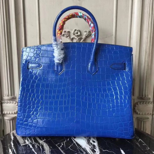 35CM Light Blue Hermes Birkin Bag – Michael's Consignment NYC