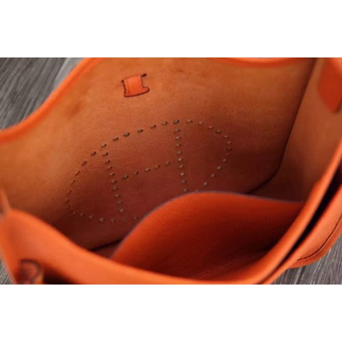 Hermes Evelyne Bag in Brown (Tan) or Orange? Same dilemma/ flip as Hermes  Constance bag