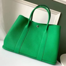 Replica Hermes Garden Party 30 Bag In Vert Amande Taurillon Leather