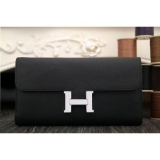 Replica Hermes Constance Long Wallet In Pink Epsom Leather