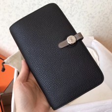 pre-loved authentic HERMÈS Dogon Duo clutch wallet w/zip pouch