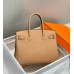 Hermes Birkin 30cm Bag In Chai Clemence Leather