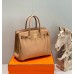 Hermes Birkin 30cm Bag In Chai Clemence Leather