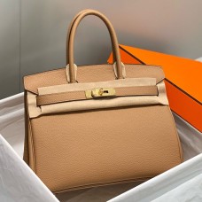 Hermes Birkin 30cm Bag In Chai Clemence Leather