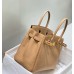 Hermes Birkin 30cm Bag In Chai Clemence Leather