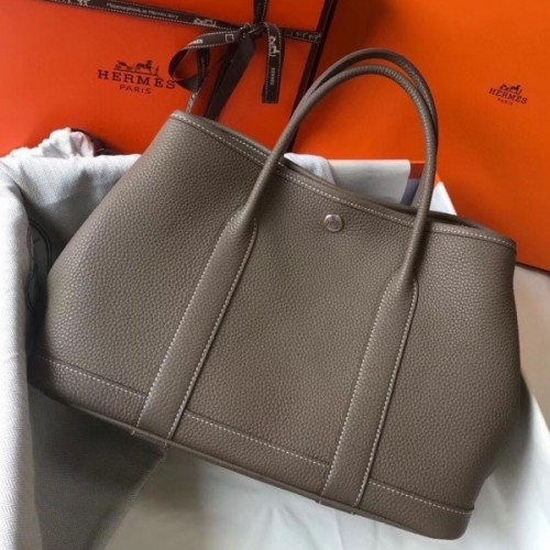 HERMÈS Garden Party Leather Exterior Bags & Handbags for Women, Authenticity Guaranteed
