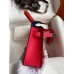 Hermes Kelly Mini II Sellier Tri-color Bag In Red/Rose Extreme/Blue Epsom Calfskin