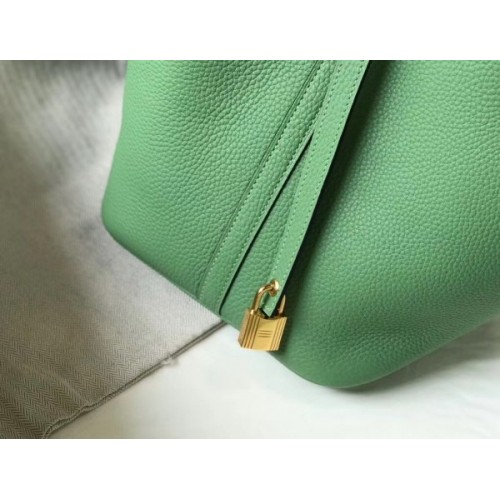 Replica Hermes Picotin Lock 18 Handmade Bag in Vert Criquet