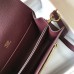Hermes Mini Sac Roulis 18cm Bag In Burgundy Evercolor Calfskin