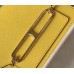 Hermes Mini Sac Roulis 18cm Bag In Yellow Evercolor Calfskin