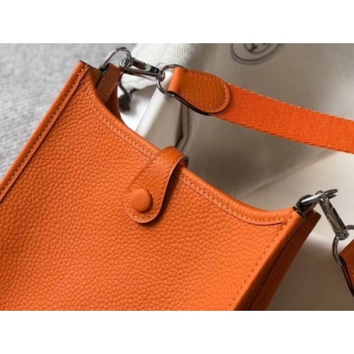 Orange Hermes Herbag TPM Crossbody Bag – Designer Revival